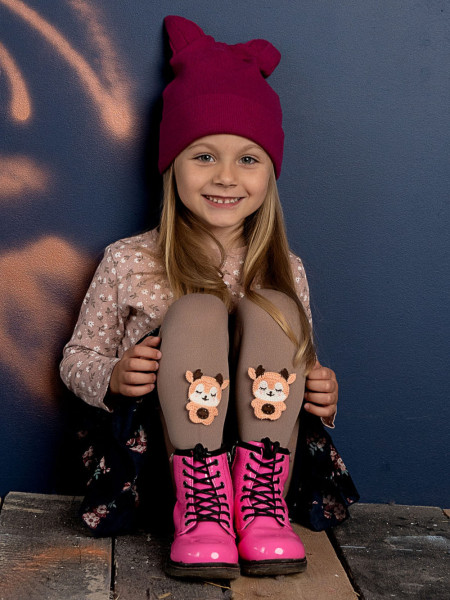 Collants pour filles NOQ Elkie Teddy Bear