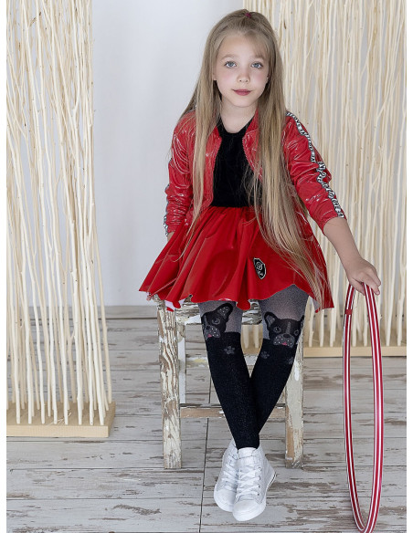 Collants enfant bouledogues 50 den