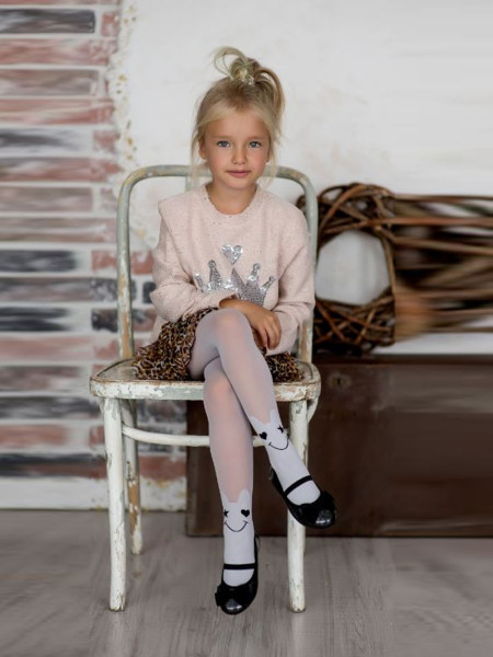 Collants enfant lapins Happy 40 den