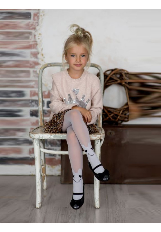 Collants enfant lapins Happy 40 den