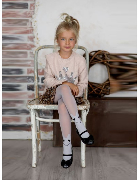 Collants enfant lapins Happy 40 den