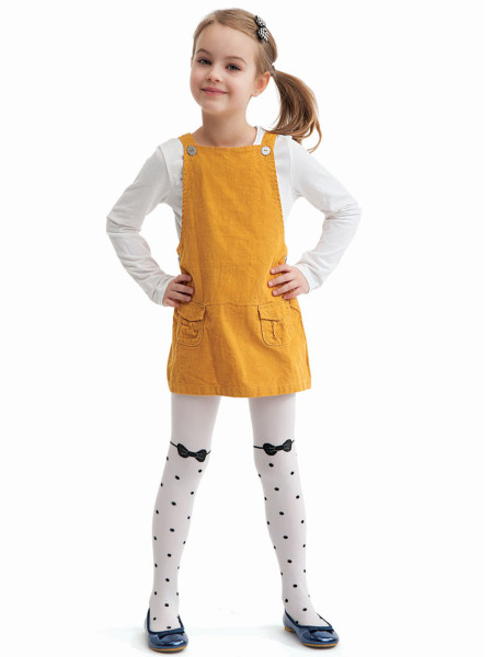 Collants à pois Inga Noq pour filles
