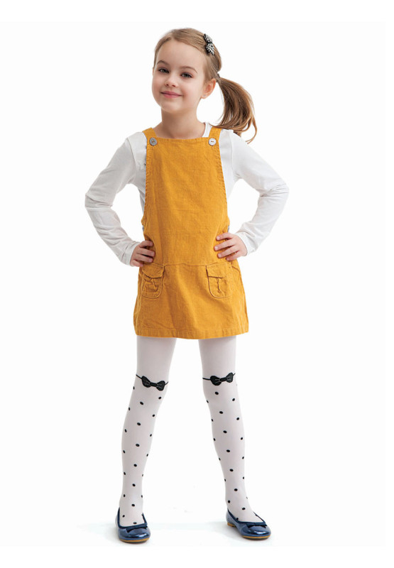 Collants à pois Inga Noq pour filles