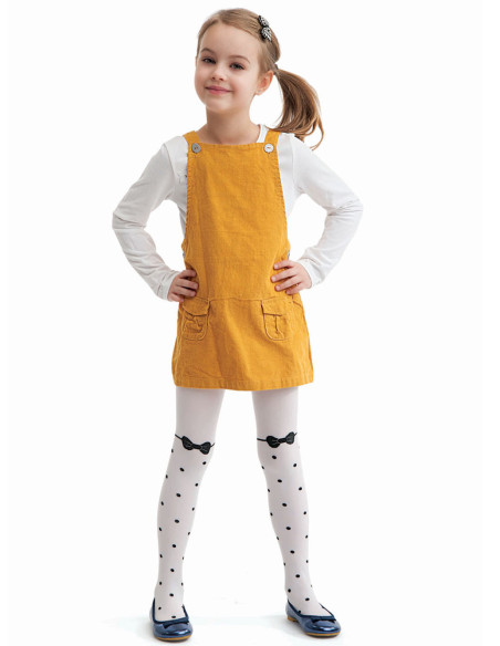 Collants à pois Inga Noq pour filles