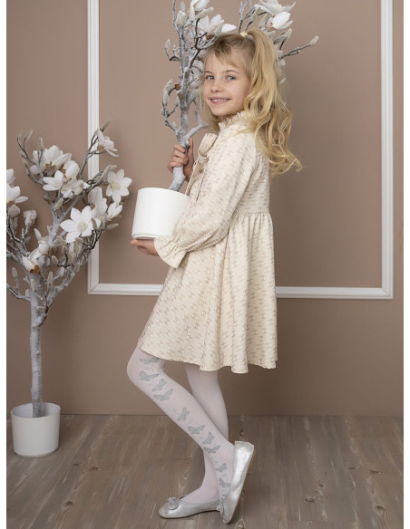 Collants enfant Iris avec papillons 40 den