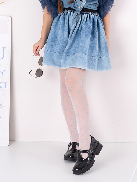 Collants fins papillon pour enfants 20 deniers