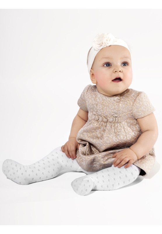 Collants enfant Lenka avec coeurs, petites tailles