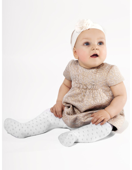 Collants enfant Lenka avec coeurs, petites tailles