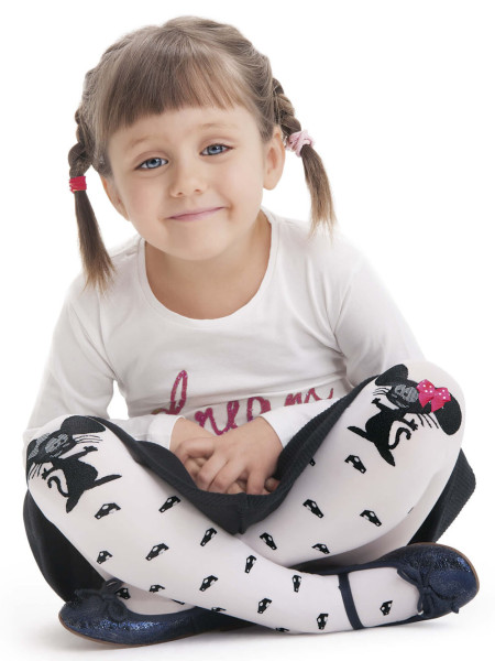 Collants enfant vison souris 40 den