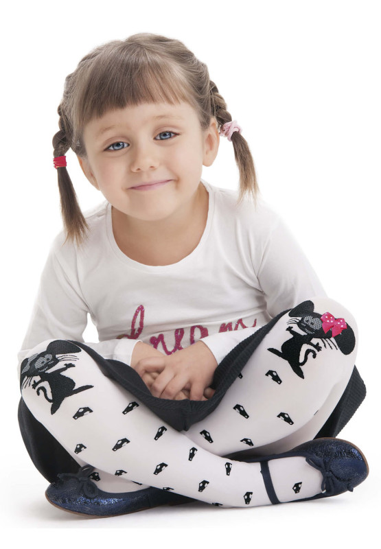 Collants enfant vison souris 40 den