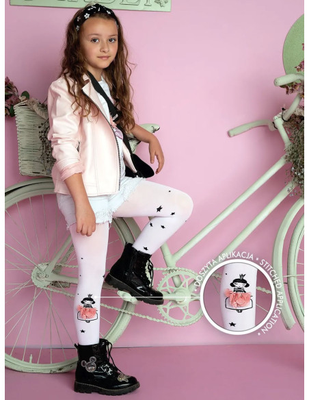 Collants pour enfants NOQ Quinn avec étoiles