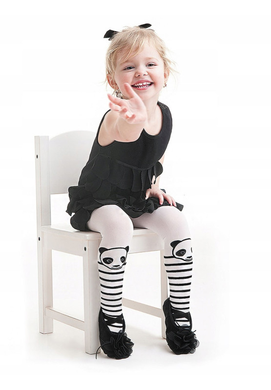Collants pour bébés NOQ Panda 40 den