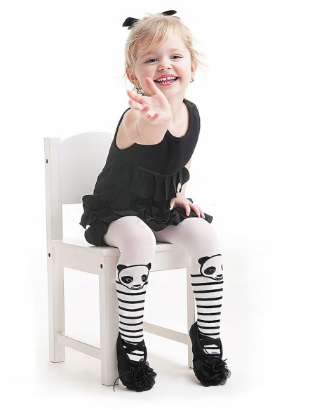 Collants pour bébés NOQ Panda 40 den