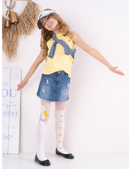 Collants canard oie pour fille 40 den