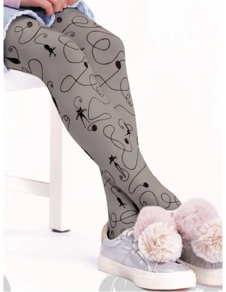 Collants enfant NOQ Halloween Cats 40 DEN