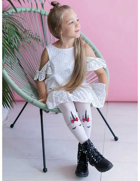 Collants pour enfants avec une licorne LICORNE