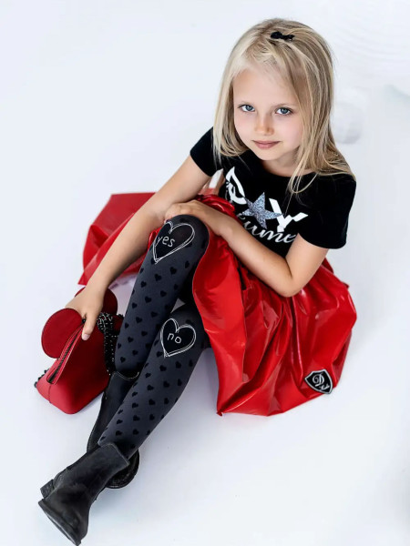 Collants enfant NOQ coeurs 40 DEN